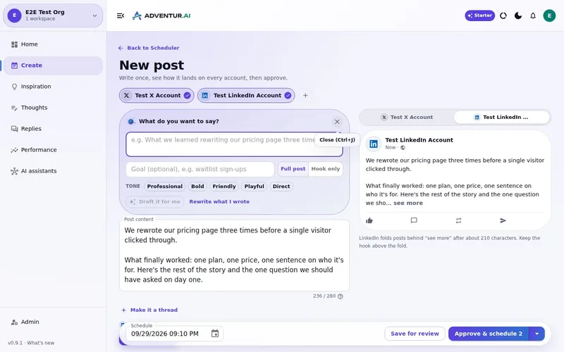 A plain screenshot of the Deynix dashboard